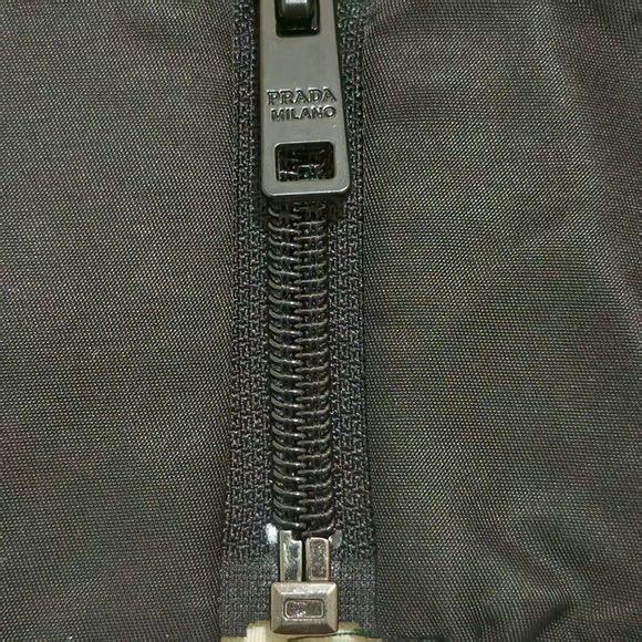 Prada Gold-Plated Logo Recycled Nylon Bra - Picture 3 of 9